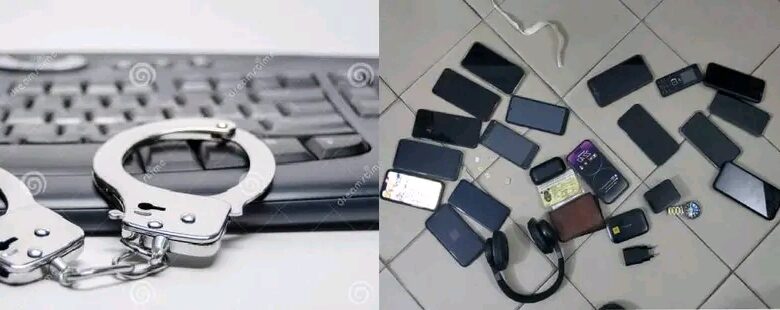 12ème arrondissement de Cotonou : 10 cybercriminels arrêtés dans un café-bar