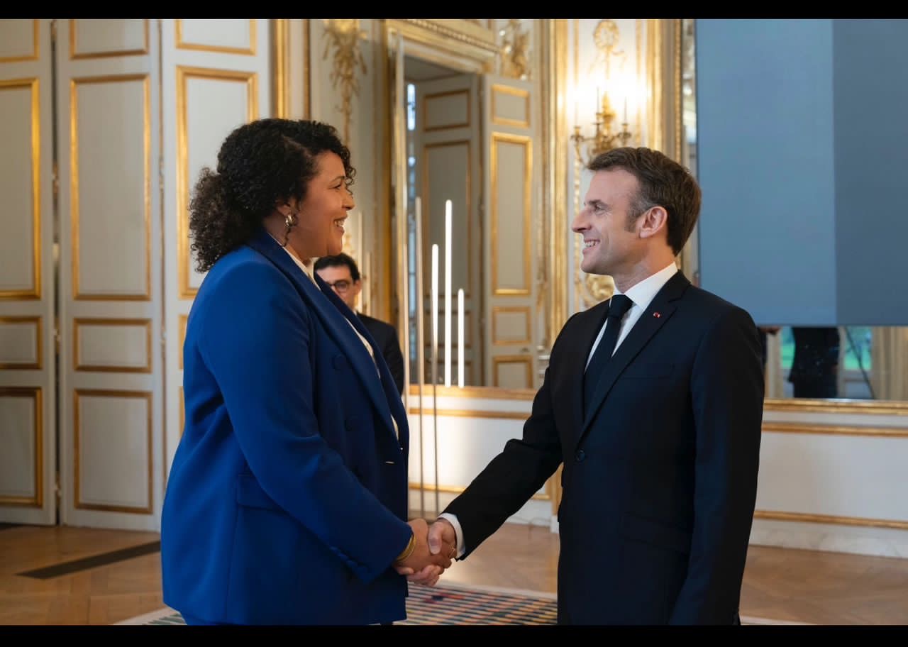 Diplomatie : Corinne Brunet présente ses lettres de créance au président Emmanuel Macron