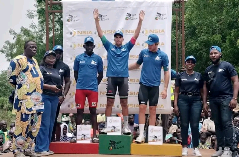 19ème tour cycliste international du Bénin : L’Algérien Amari Hamza vainqueur de la 2ème étape