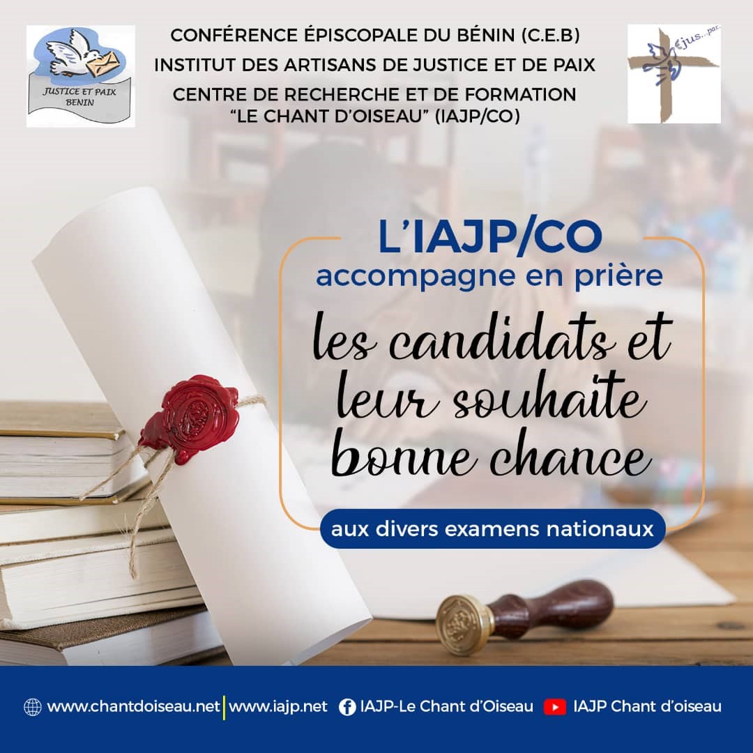 BAC 2024 : L’IAJP souhaite bonne chance aux candidats