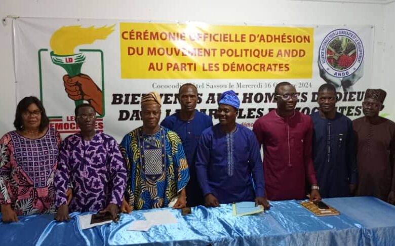 Vie politique: Le mouvement ANDD opte pour Les Démocrates