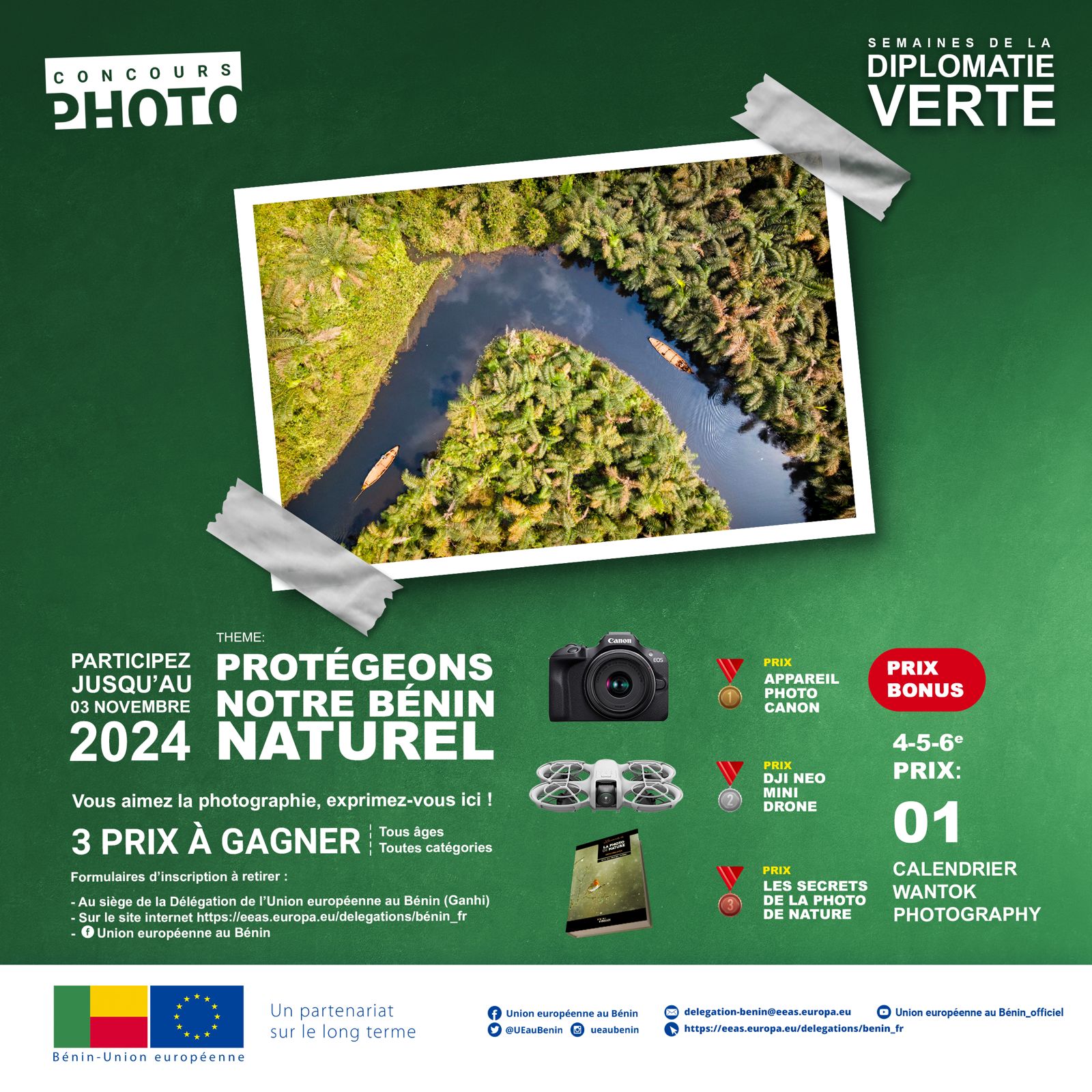 COP 29 : La Délégation au Bénin lance un concours-photos sur le thème ‘’Protégeons notre Bénin naturel’