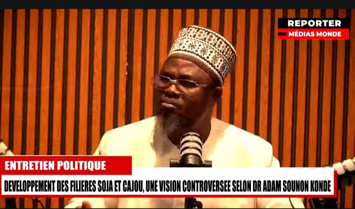 Accaparement des filières  Soja et Cajou : Dr. Adam S. Kondé s’insurge contre la politique gouvernementale 