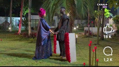 The Bachelor Afrique 2024 : Lamine Cissokho déclare sa flamme à Blanche Bahoken.