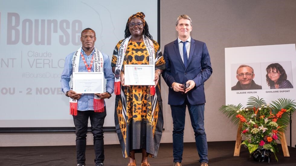 Bourse Ghislaine Dupont et Claude Verlon : Victoire Andrène Ombi et Daouda Konaté, les lauréats de 2024