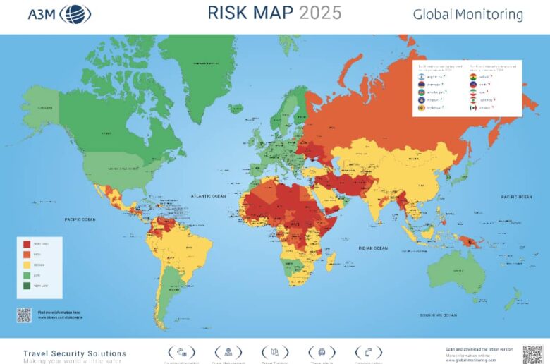 Insécurité : Les  5 pays à éviter en 2025