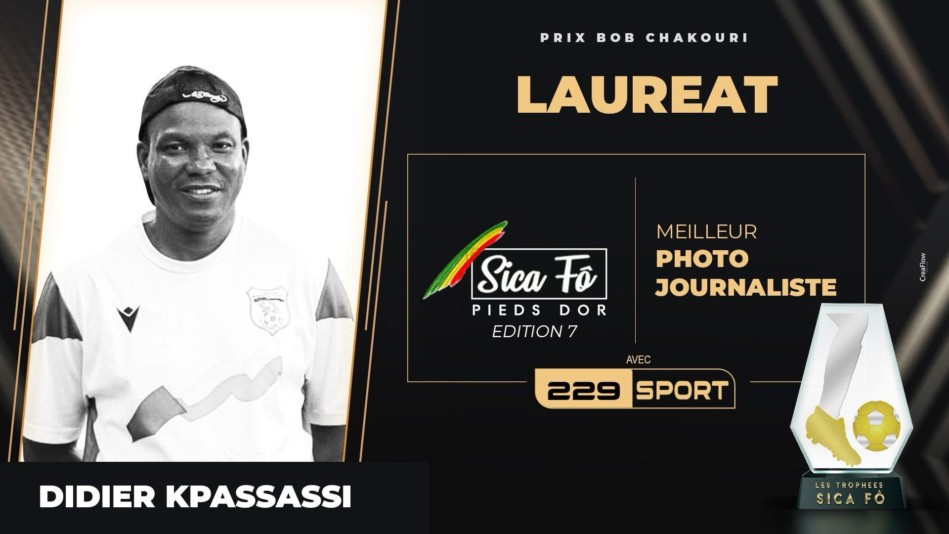Bénin : Didier Kpassassi remporte le Trophée SICA FÔ