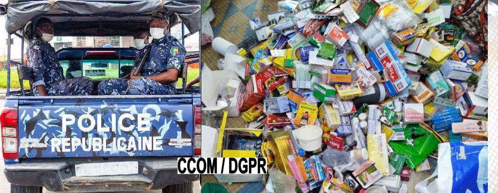 Bénin : La police saisit une importante quantité de faux médicaments à N’Dali