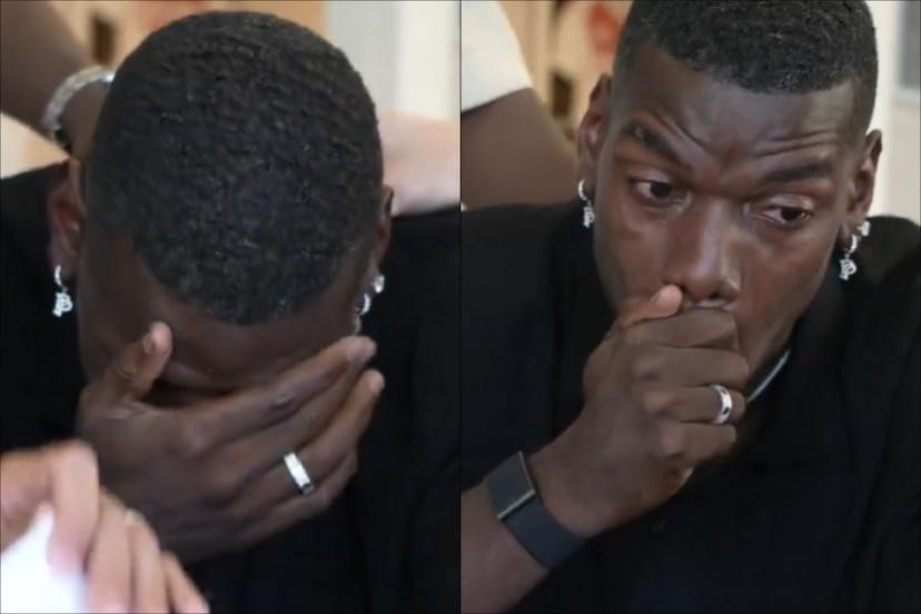 AS Monaco: Paul Pogba en larmes au moment de signer son contrat