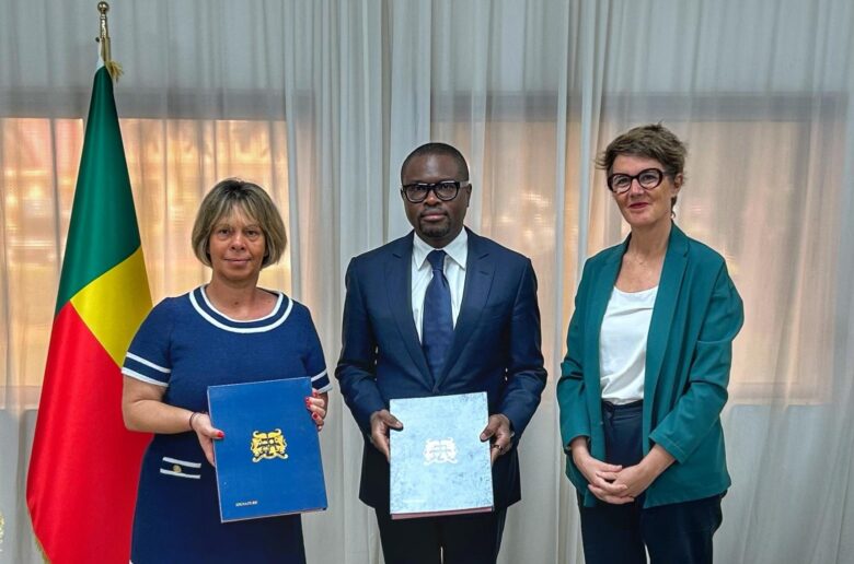 Renforcement de la protection civile  au Bénin : L’ AFD  et le ministre Wadagni signent une convention de financement de 5 279 656 000 FCFA