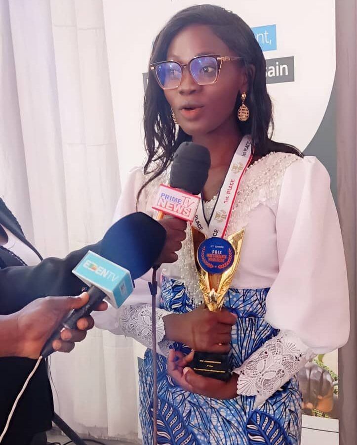 Prix Indépendance Médiatique International: Brunelle Tchobo en tête du classement en presse écrite