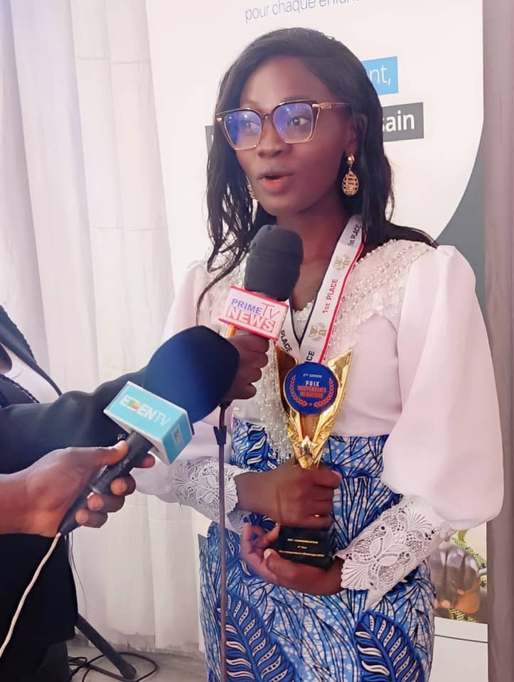 Prix Indépendance Médiatique International: Brunelle Tchobo en tête du classement en presse écrite