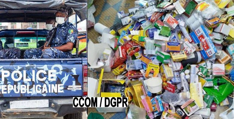 Bénin : Plus de 400kg de médicaments contrefaits saisis à Adjarra