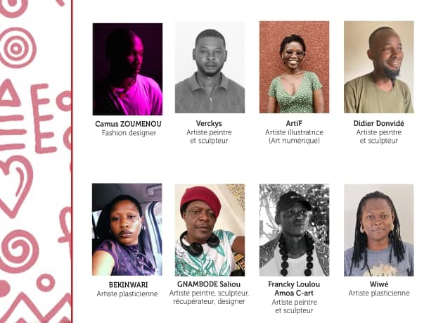 Résidence de création contemporaine à Roots café de Ste Rita : Des artistes africains s’interrogent par rapport au futur des femmes commerçantes