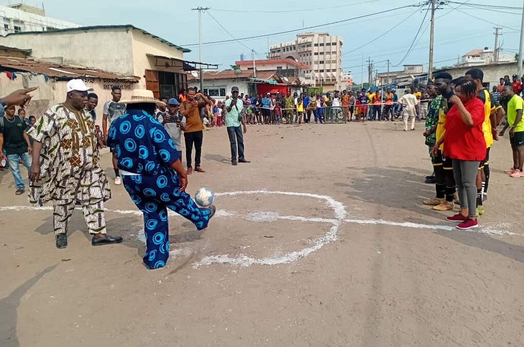 Tournoi de football à Cotonou : L’he Chantal Adjovi s’investit pour l’épanouissement de la jeunesse