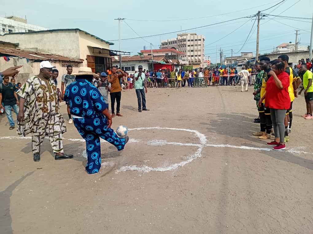 Tournoi de football à Cotonou : L’he Chantal Adjovi s’investit pour l’épanouissement de la jeunesse