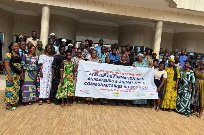 Projet APEV-T/PAQUE au Bénin : Animateurs et animatrices communautaires  formés pour la culture de la paix à Parakou et Natitingou