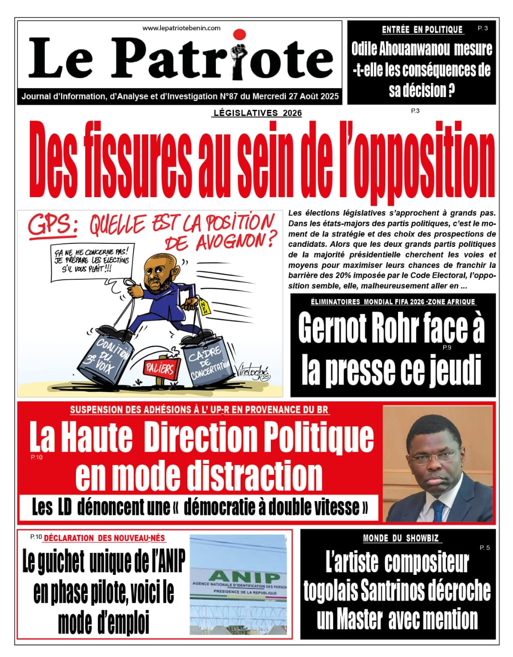 LA UNE