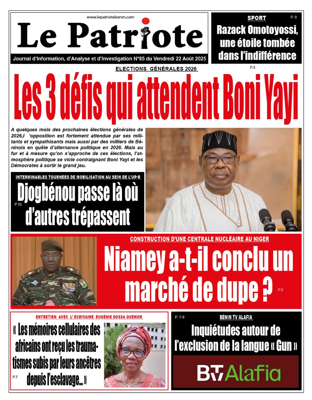 LA UNE