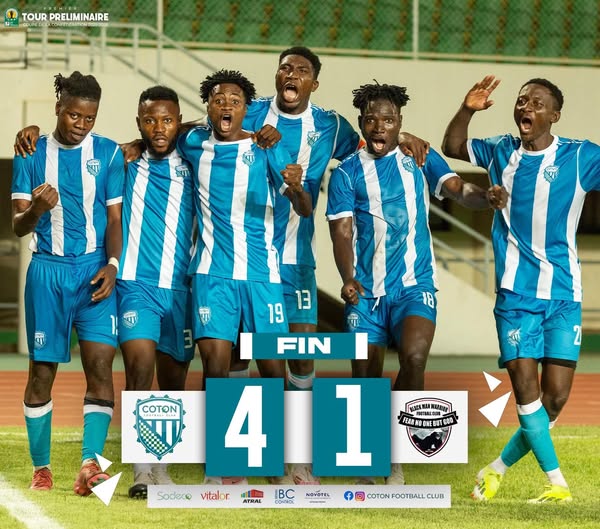 1er tour préliminaire de la Coupe de la Confédération : Coton FC qualifié pour le second tour