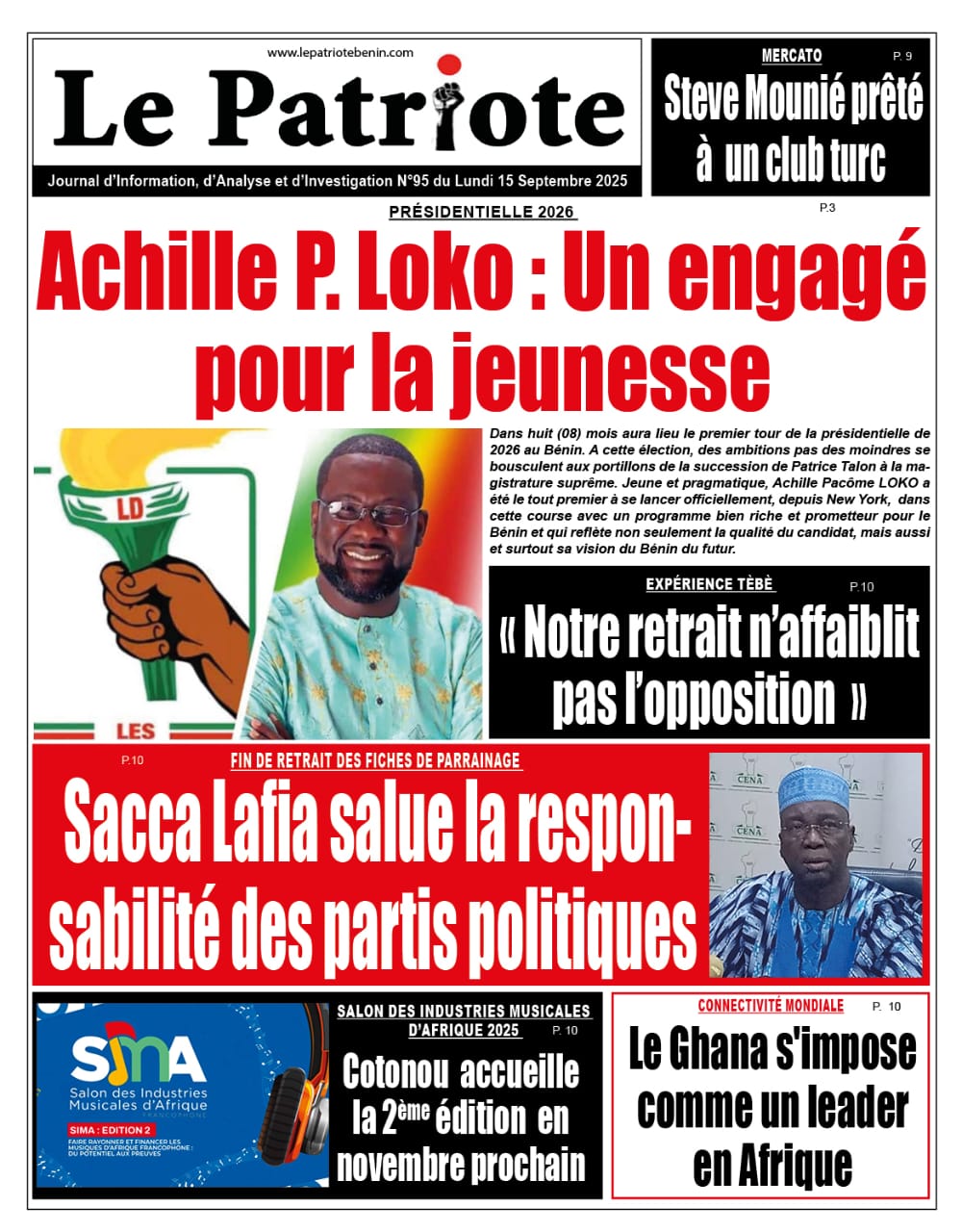 LA UNE