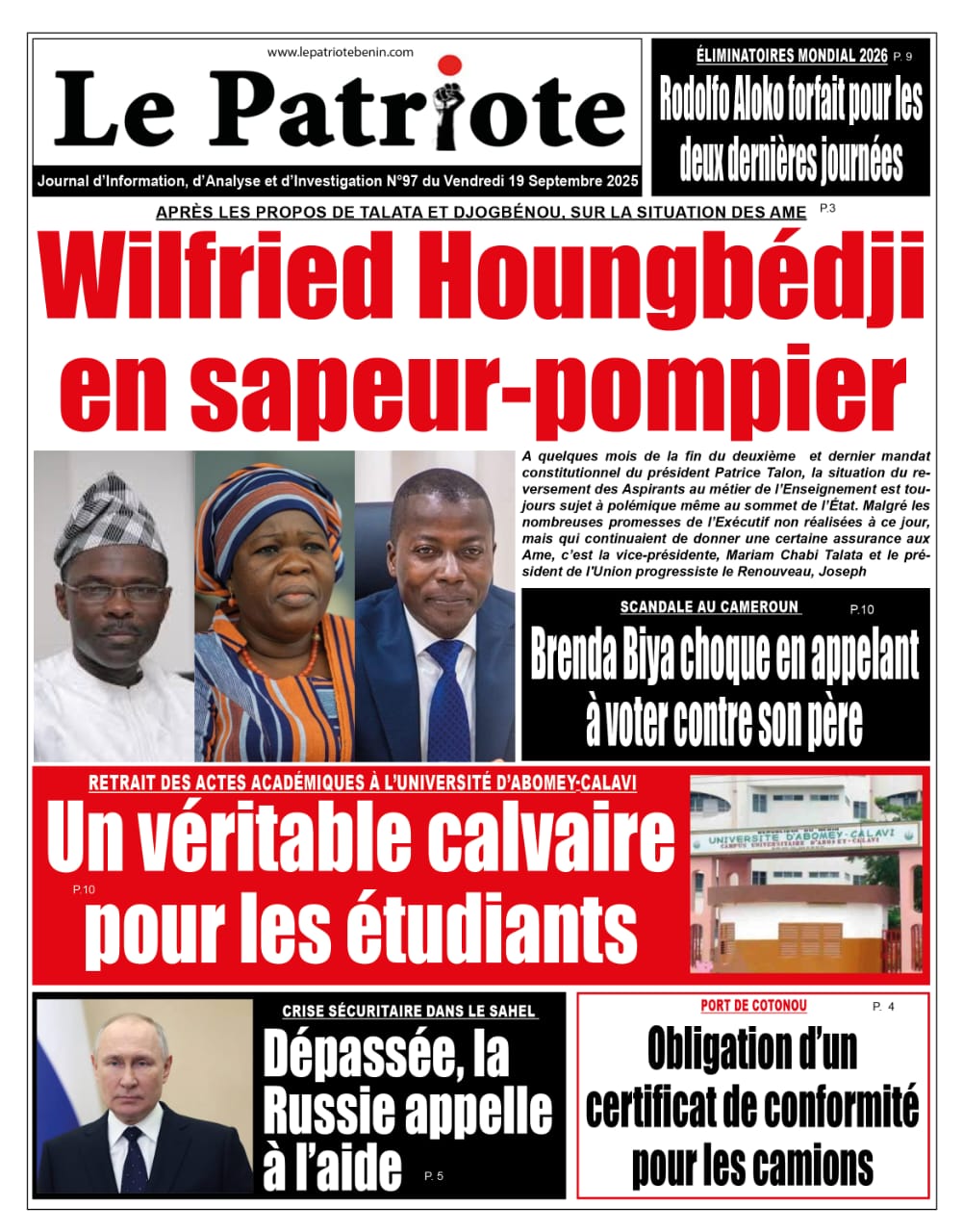 LA UNE