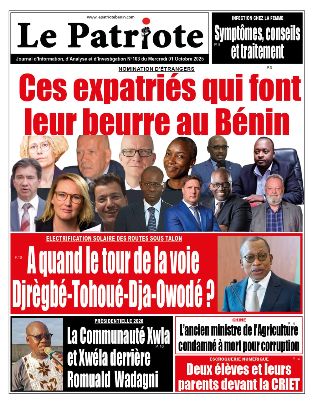la une