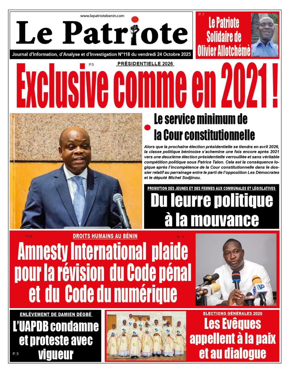 La Une
