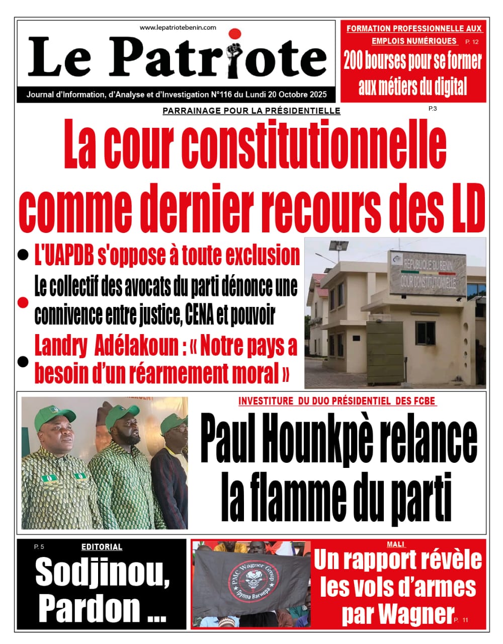 LA UNE