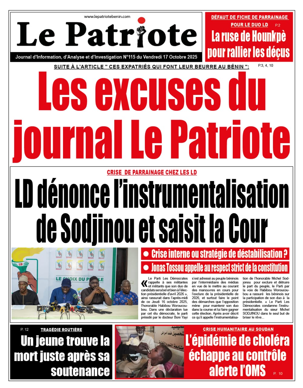 LA UNE