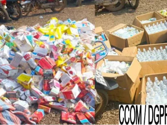 Sécurité publique : 100 kg de faux médicaments saisis à Adjarra