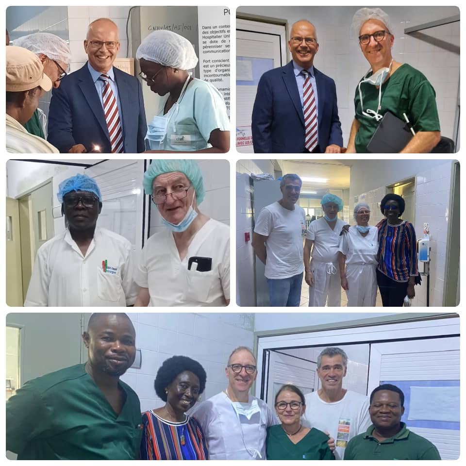 Coopération médico-chirurgicale au CNHU : L’Ambassadeur d’Allemagne et Mariam Aladji Boni Diallo, Représentant le Dr Koussemou saluent une initiative exemplaire