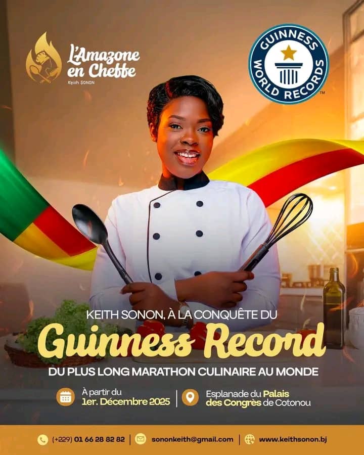 Gastronomie au plan mondial : Keith Sonon vise un record culinaire historique