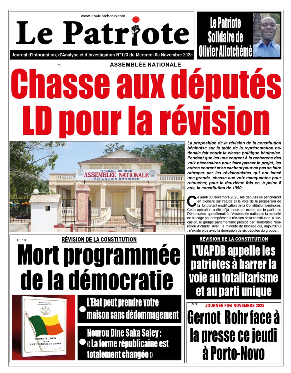 LA UNE