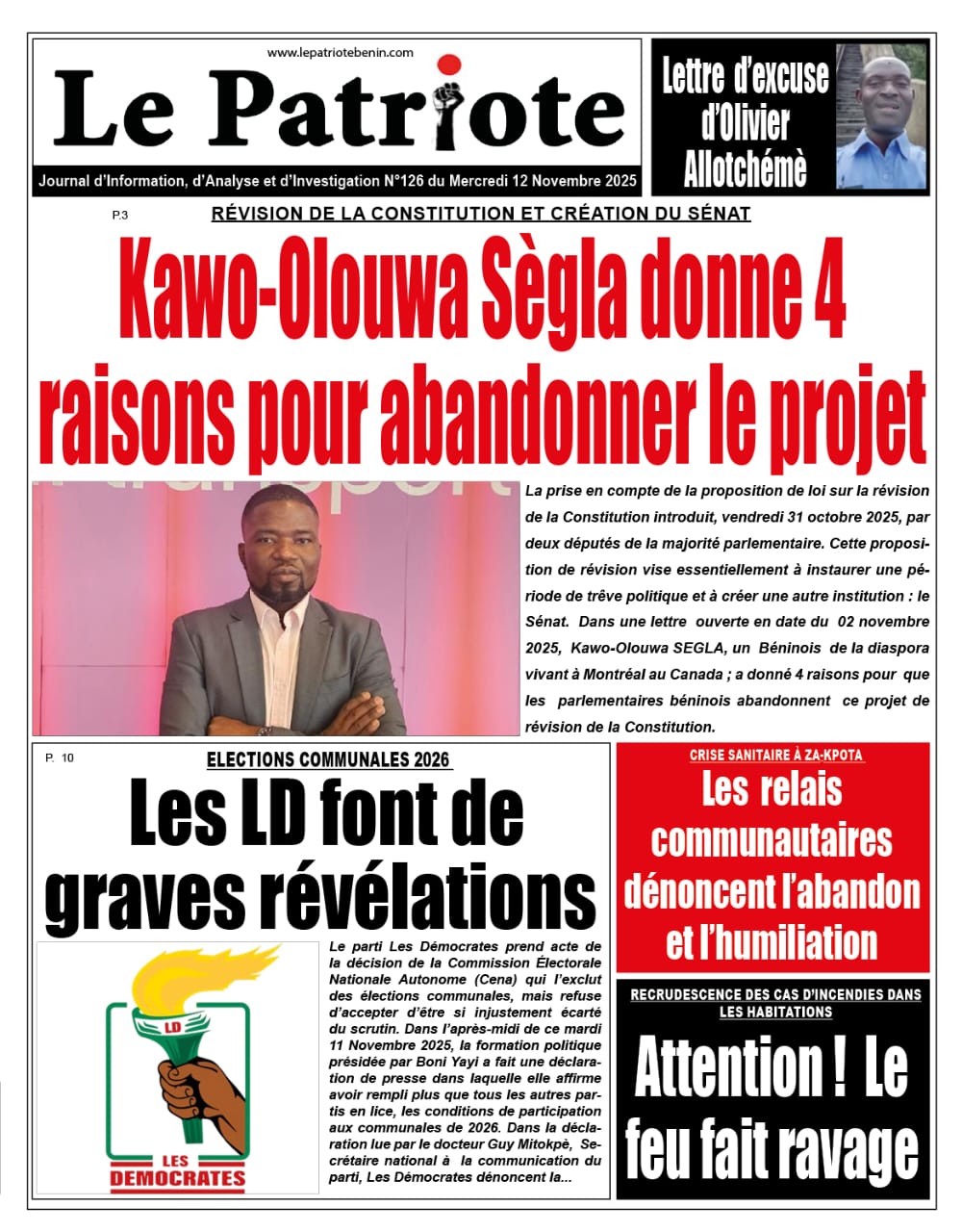 LA UNE