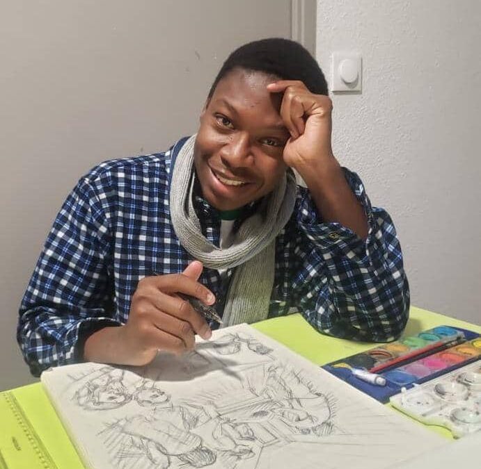 Portrait  : Kenneth Vihotogbé, l’humour au bout du crayon