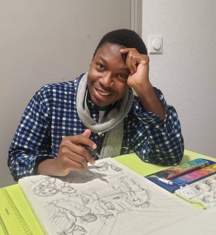 Portrait  : Kenneth Vihotogbé, l’humour au bout du crayon
