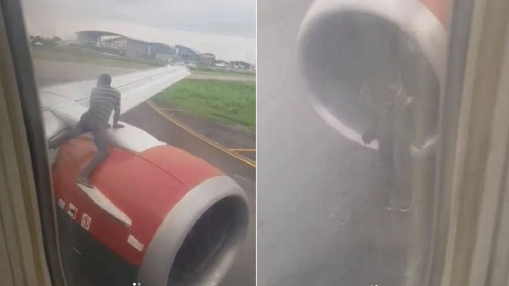 Voyage du désespoir au Nigeria : Caché sous un avion, un homme se fait surprendre