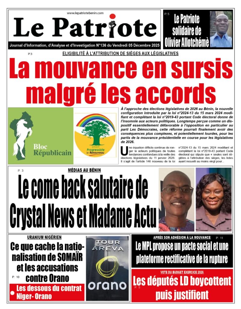 LA UNE
