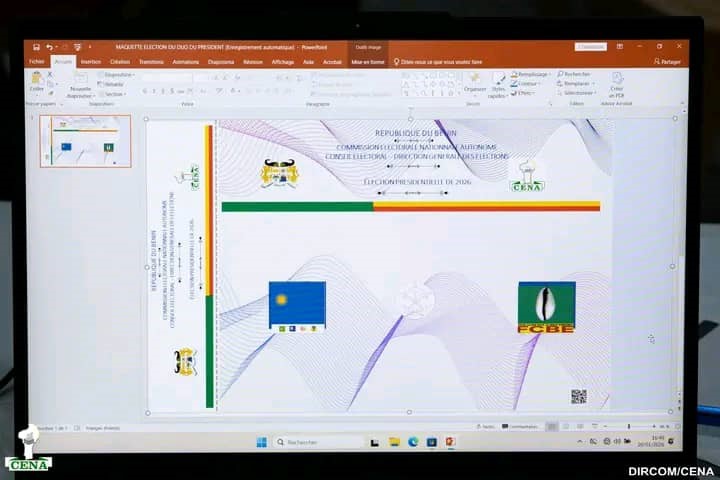 Présidentielle de 2026 au Bénin : Le  tirage au sort du positionnement des logos sur le bulletin unique effectué