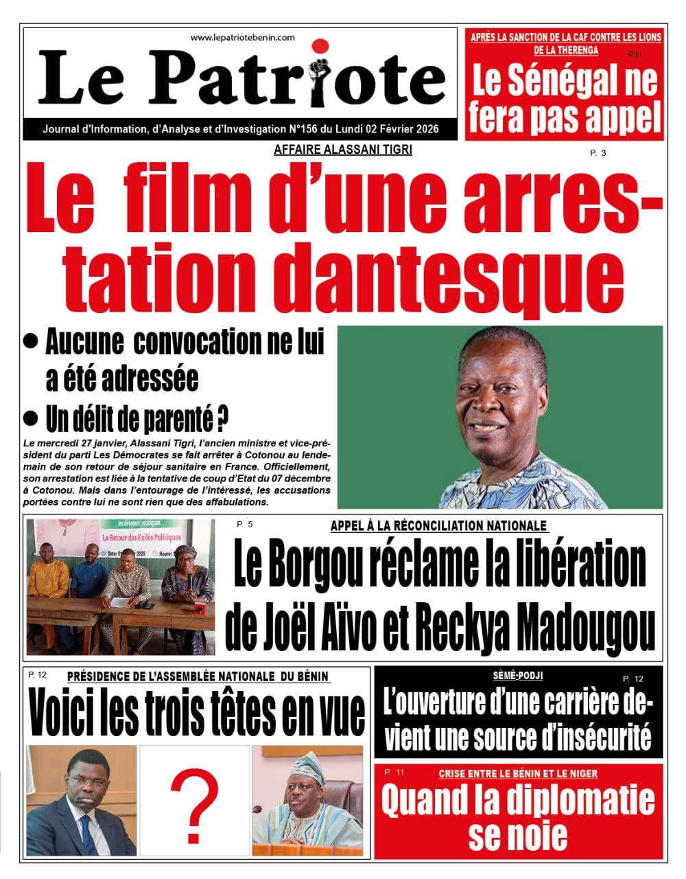 LA UNE