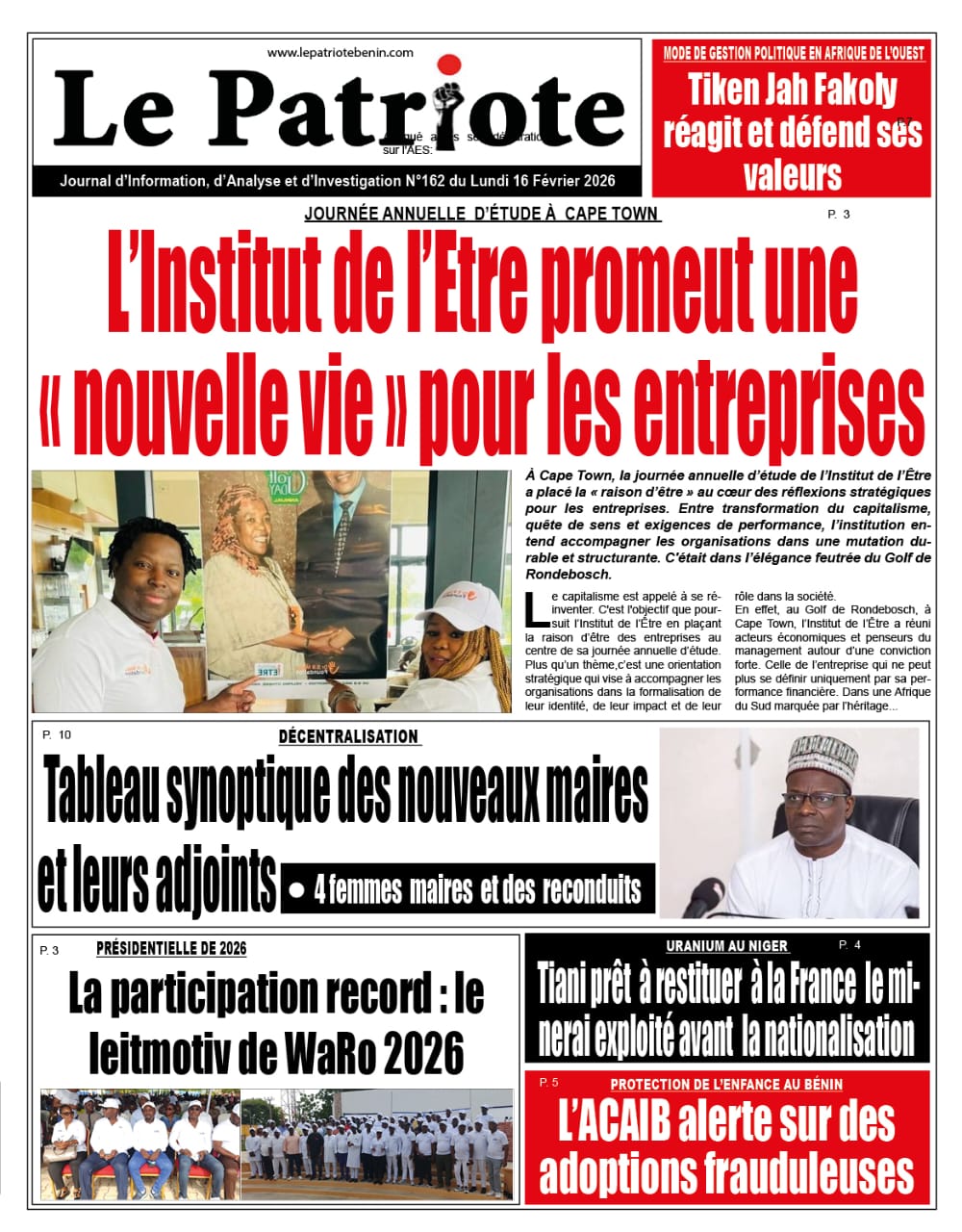 La Une