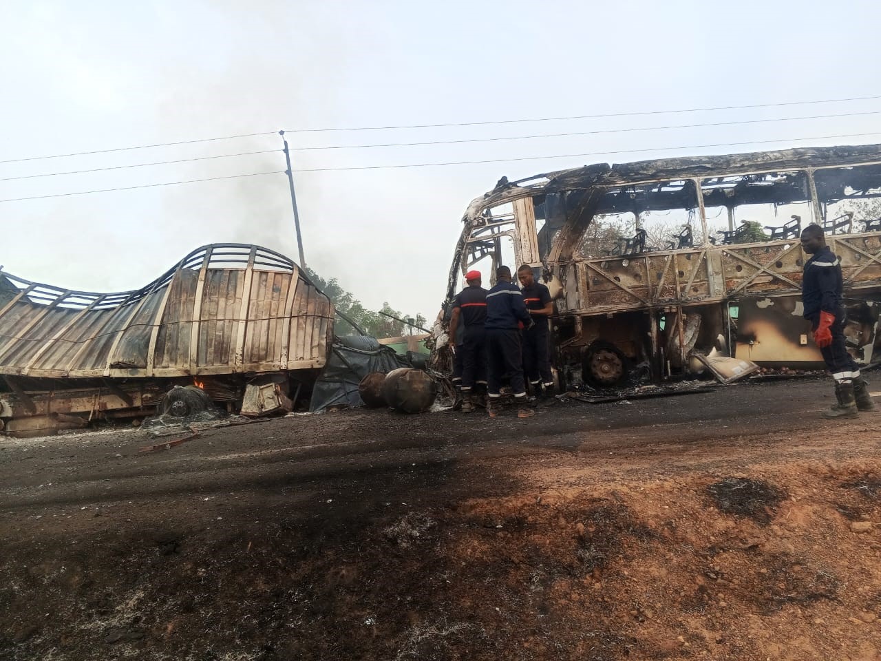 Accident de bus à Malanville : Les premiers chiffres font état d’un mort et de six blessés