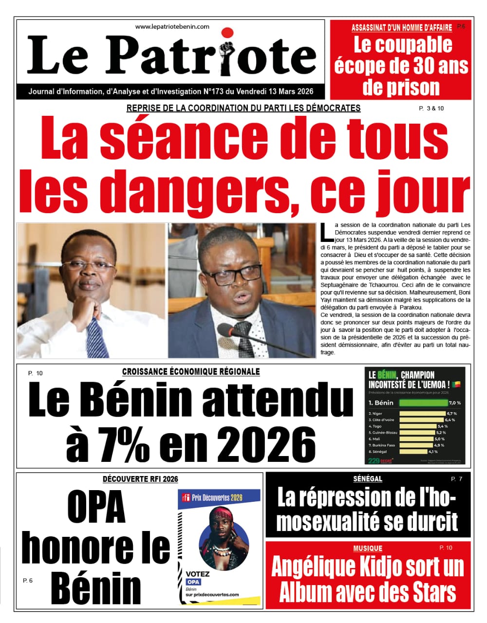 LA UNE