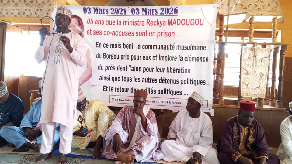 A l'occasion du 5ème anniversaire de sa détention : Parakou prie pour Reckya Madougou