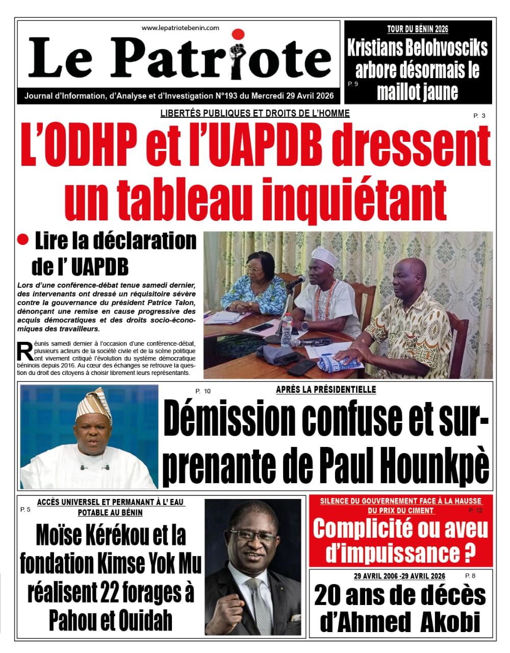 LA UNE