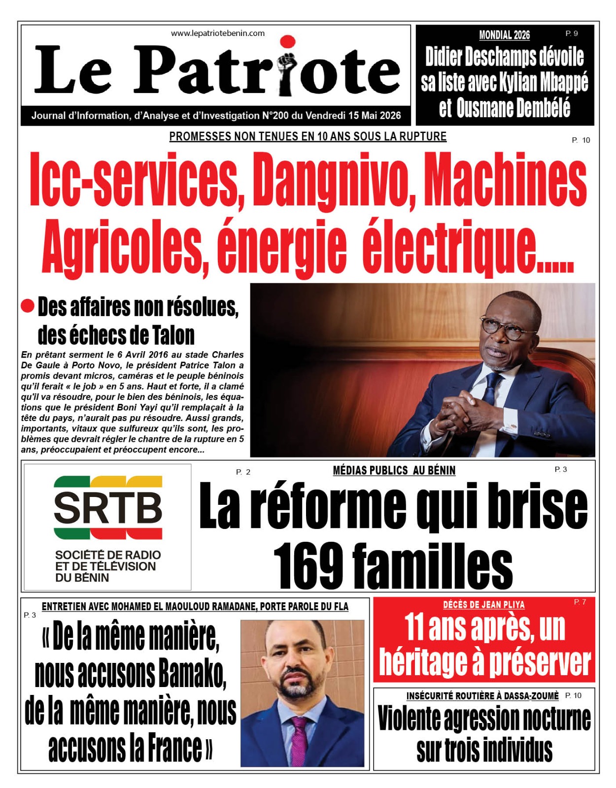 LA UNE