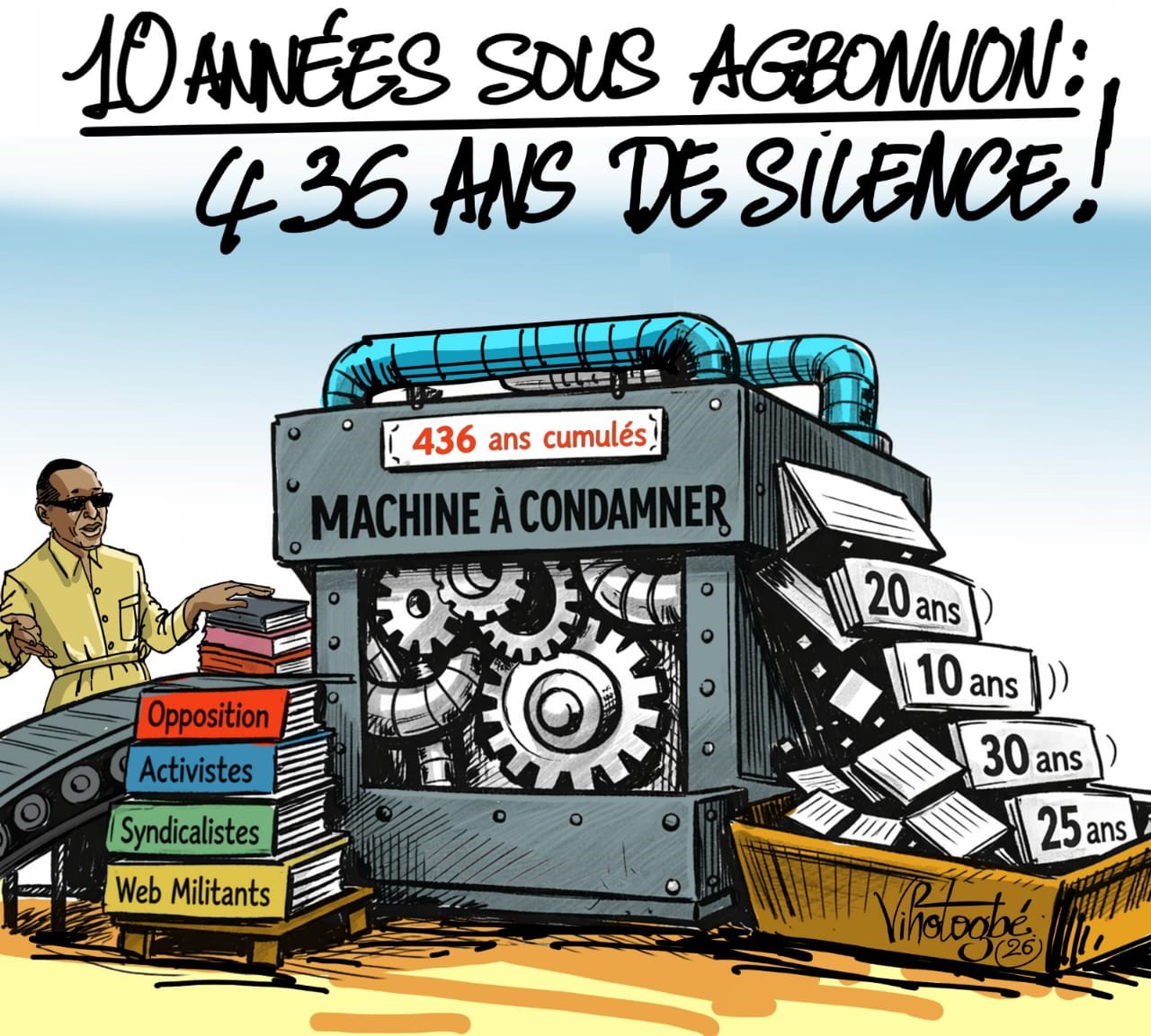 Justice pour opposants au Bénin : 436 ans de condamnation sous Talon