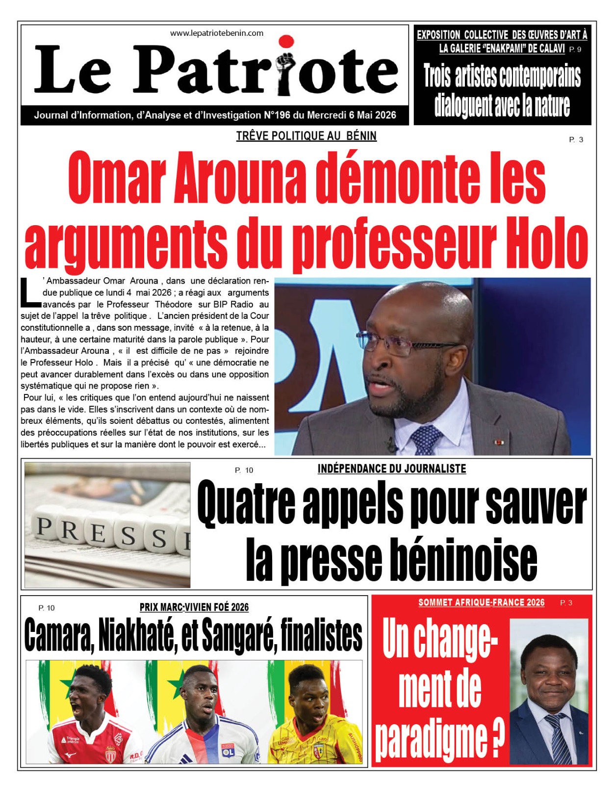 LA UNE