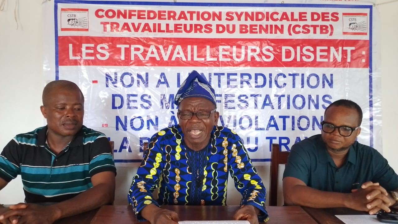 Fête du travail au Bénin : La CSTB dénonce « la violation des libertés de manifestation et d’expression »